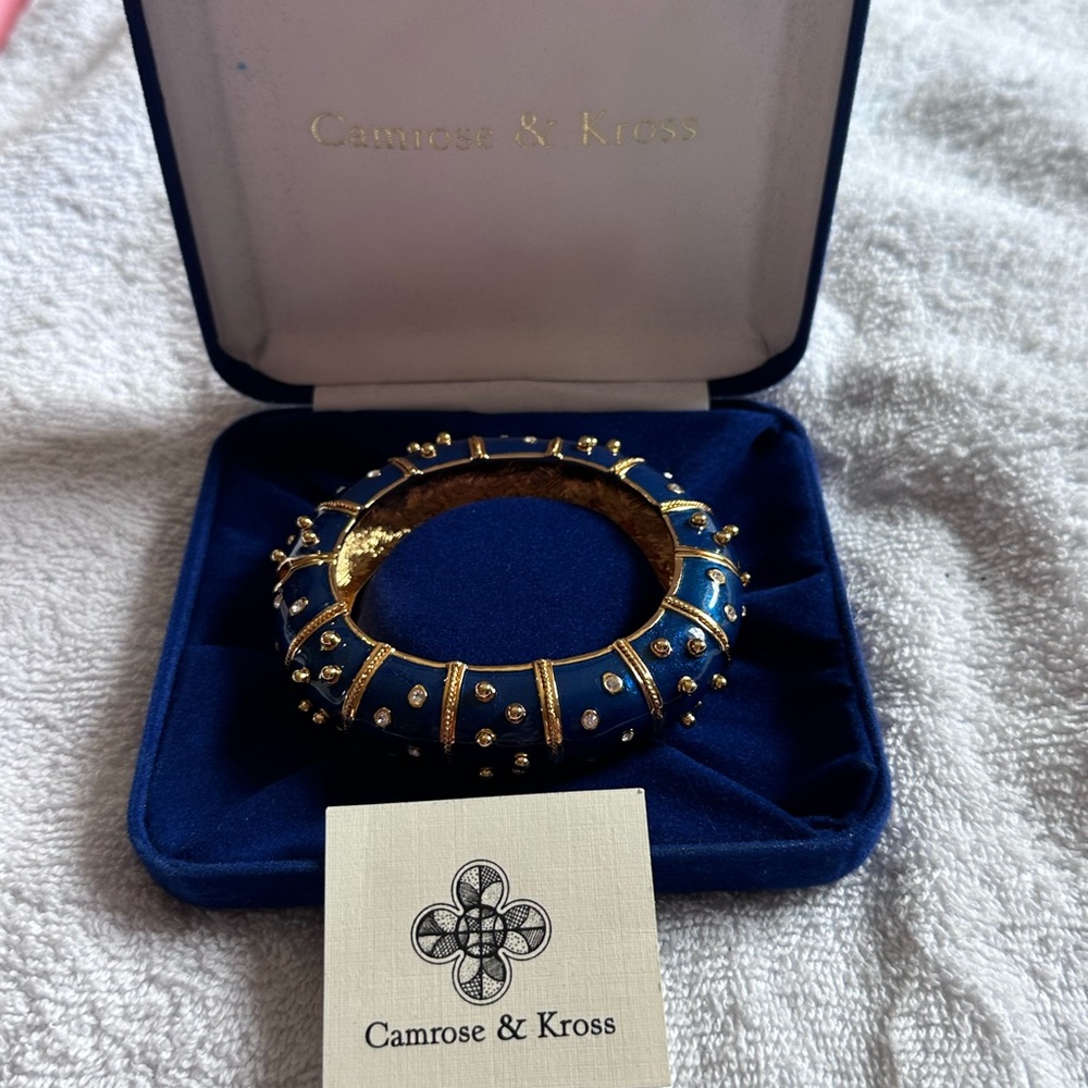 Blue and Gold Bracelet by Camrose & Kross